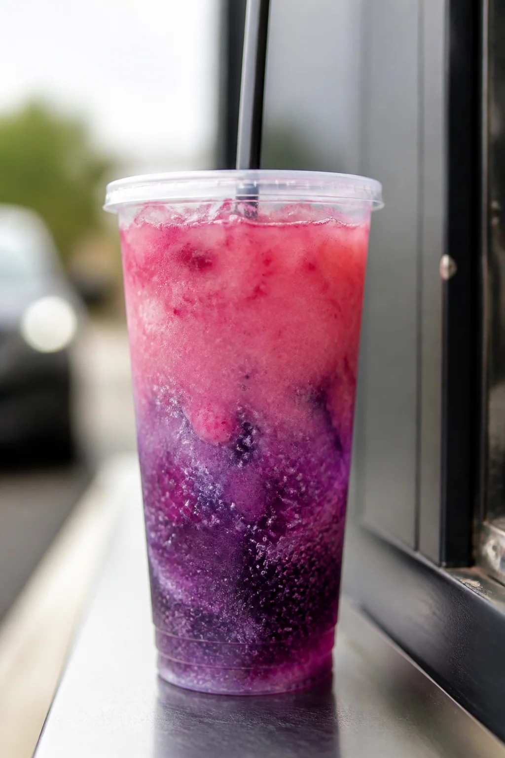 7 Brew Brewberry secret menu drink - strawberry blue raspberry energy drink